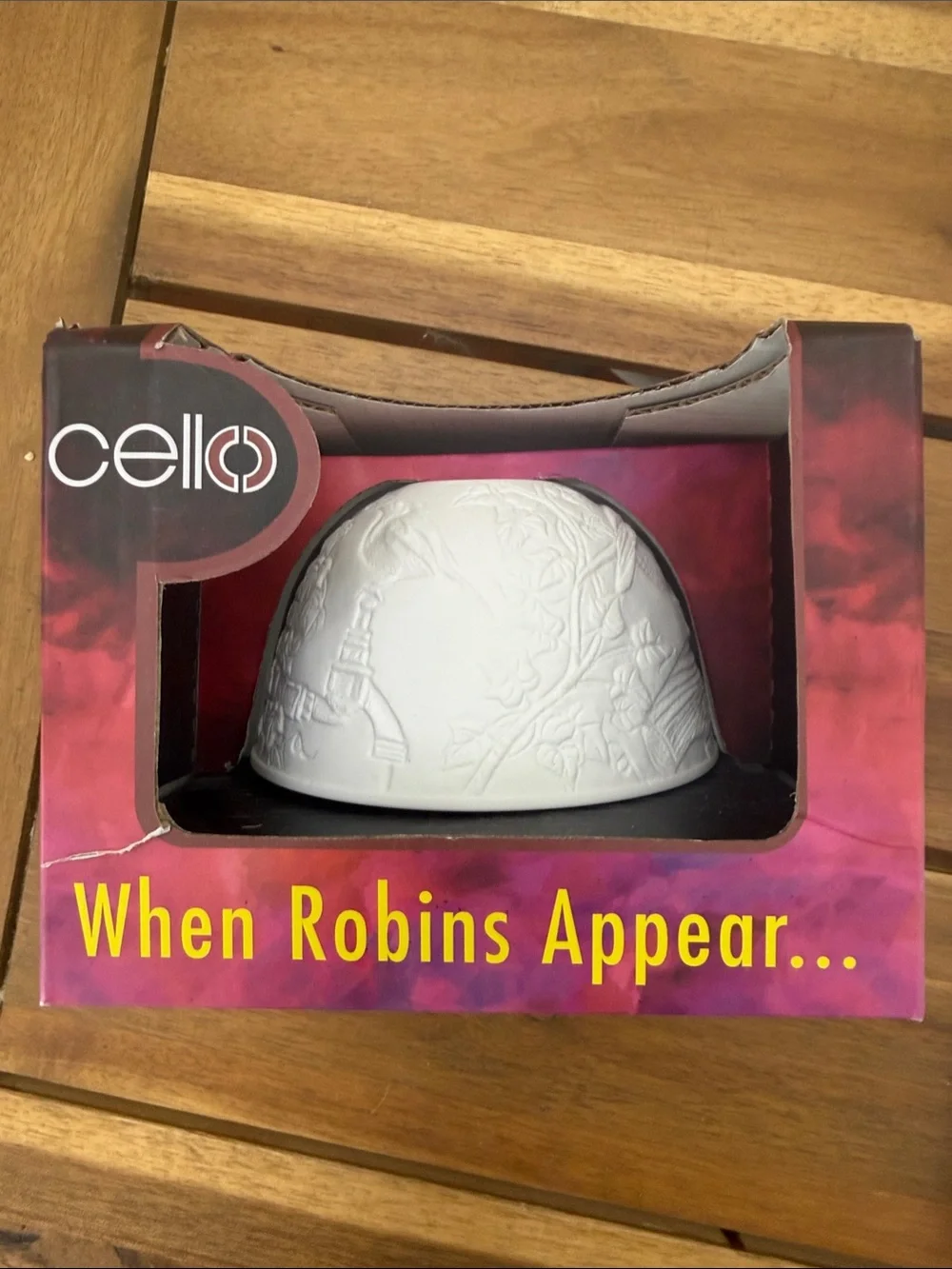 Cello Porcelain Tealight Candle Holder